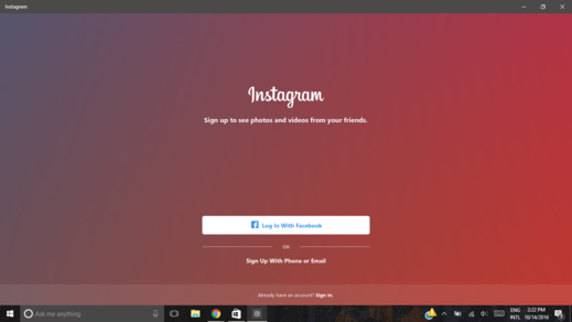 post photos on Instagram from PC
